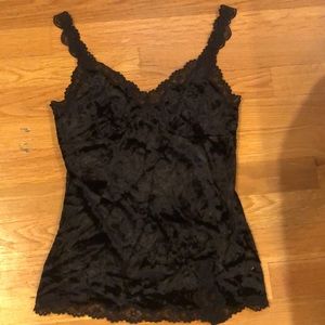 EXPRESS VELVET CAMI TOP